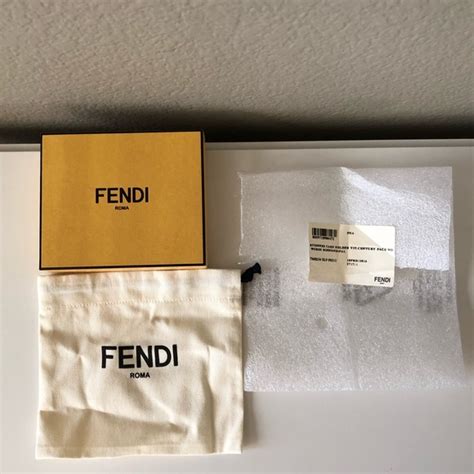 fendi authentication card